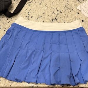 Nike Blue and White Women's Skort